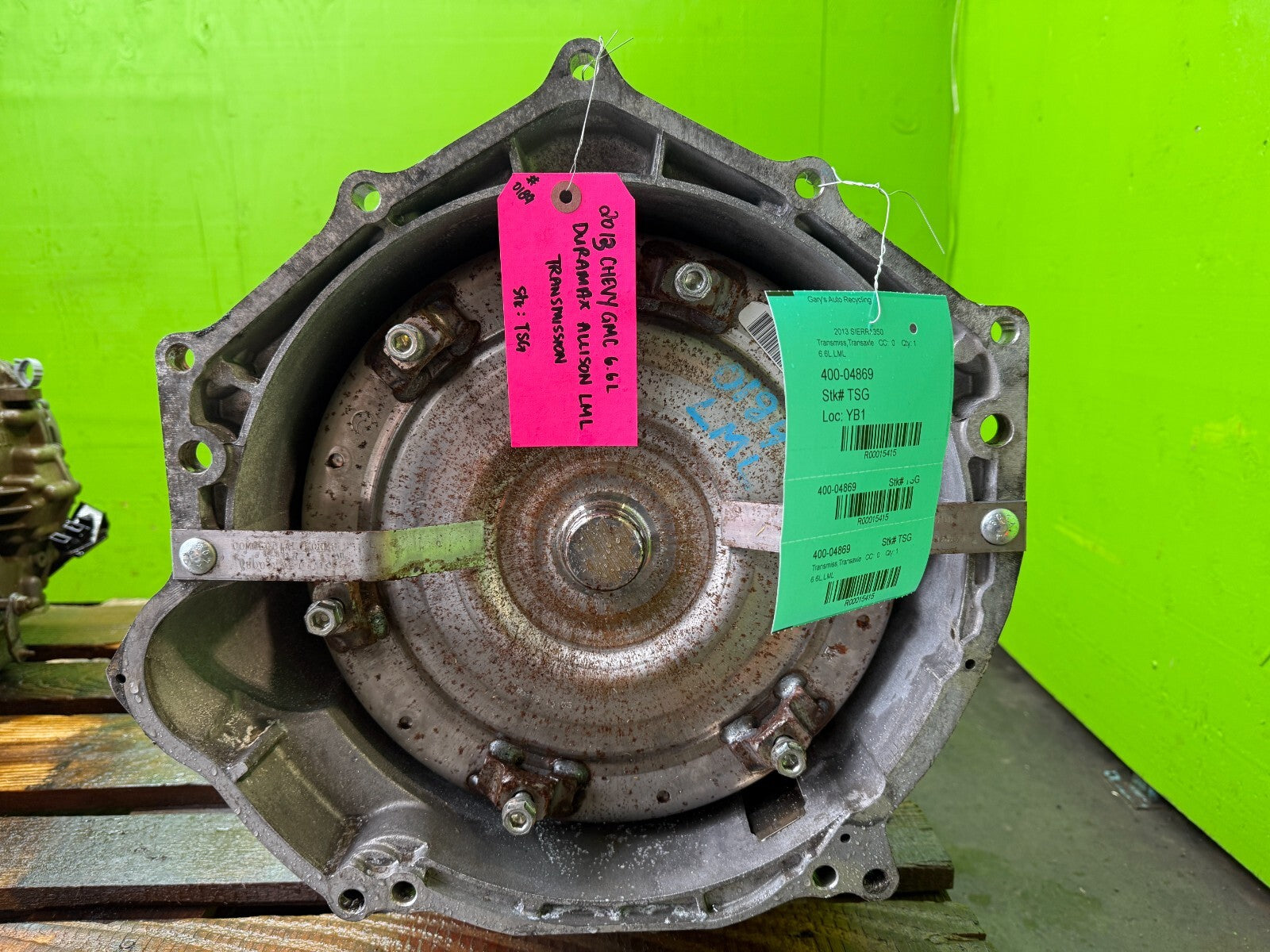 13 Chevrolet GMC 2500 3500HD DURAMAX 6.6 ALLISON 1000 AUTOMATIC TRANSMISSION LML