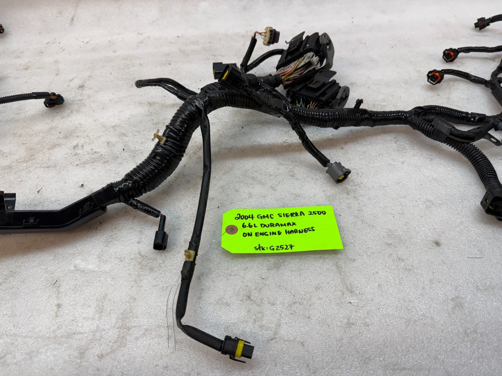 04 Chevrolet GMC 2500HD 3500HD DURAMAX 6.6 LLY DIESEL ENGINE WIRING LOOM HARNESS