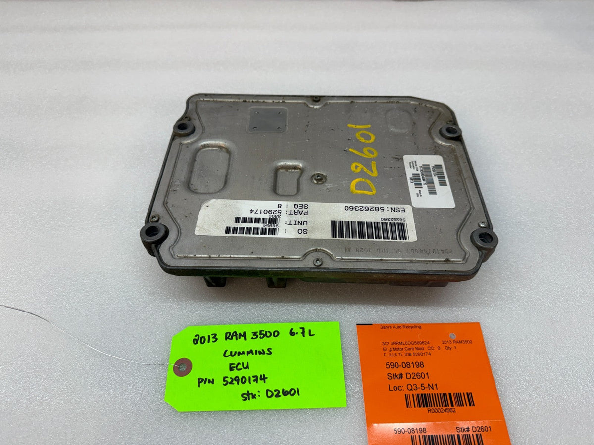 13 14 15 DODGE RAM 2500 3500 6.7 CUMMINS ENGINE COMPUTER ECU ECM 5290174