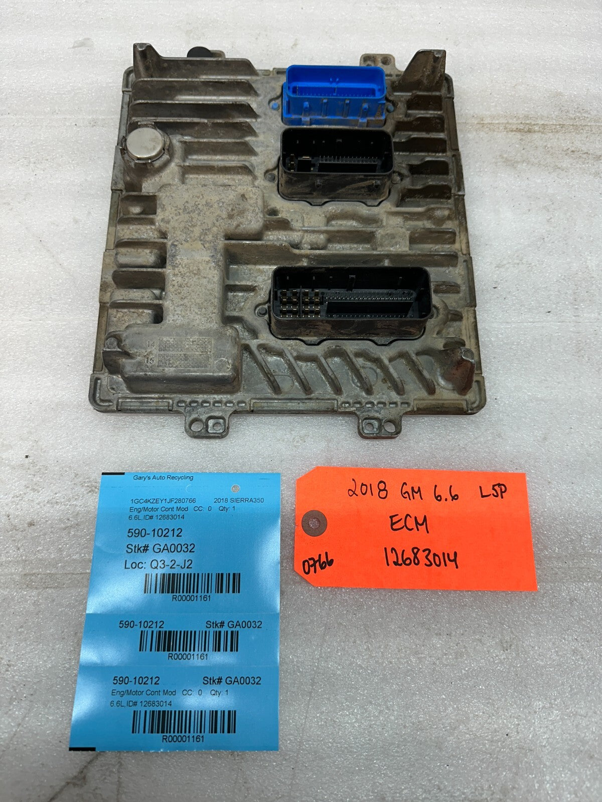 17-19 CHEVROLET GMC 3500 6.6 L5P DURAMAX DIESEL ENGINE COMPUTER ECM ECU 12683014