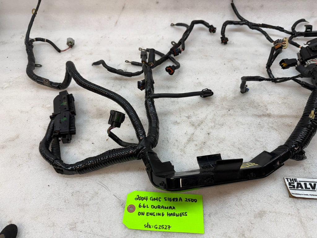 04 Chevrolet GMC 2500HD 3500HD DURAMAX 6.6 LLY DIESEL ENGINE WIRING LOOM HARNESS