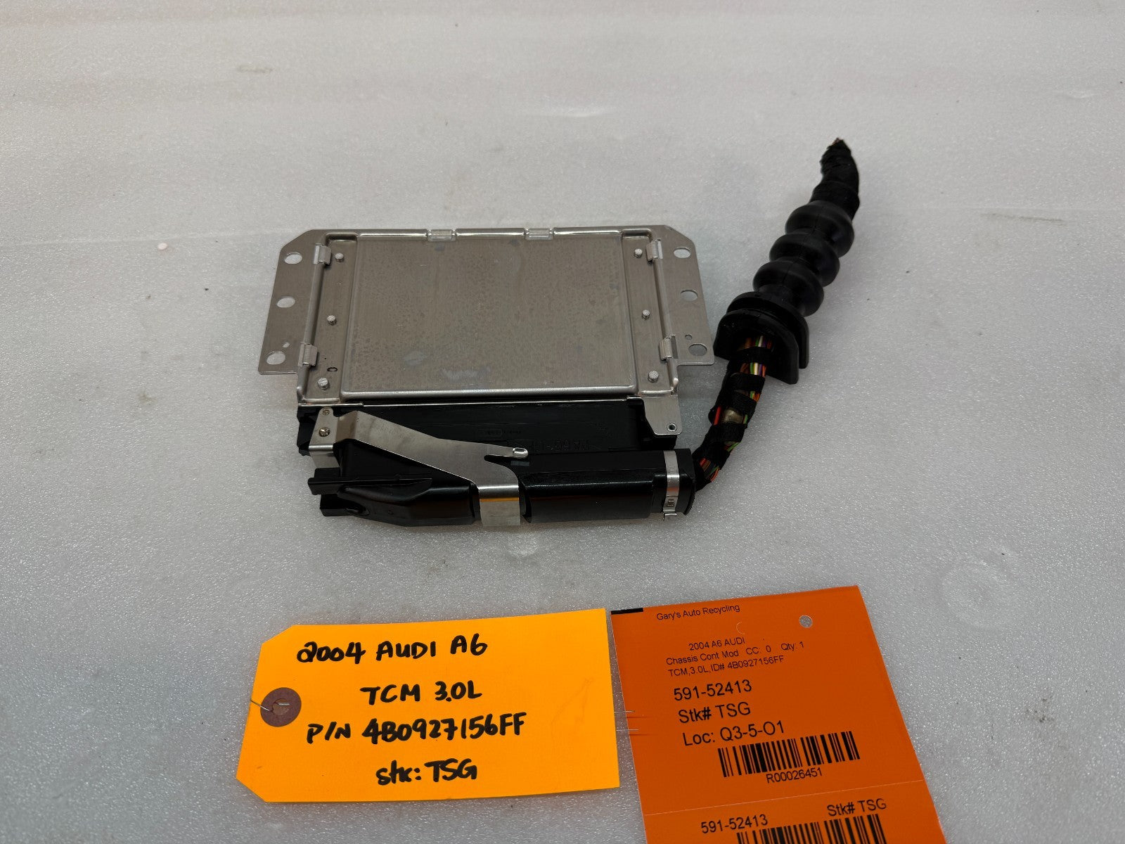 02 03 04 AUDI A6 TCM TCU TRANSMISSION CONTROL MODULE 4B0927156FF