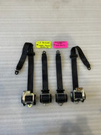 05 PORSCHE 996TT 996 CABRIOLET BLACK FRONT REAR SEATBELTS 99-05 30K!!
