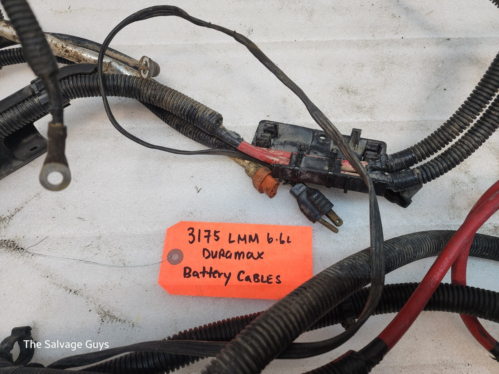 11-14 GMC CHEVROLET SILVERADO 2500HD 3500HD 6.6 LML OEM POSITIVE BATTERY CABLES
