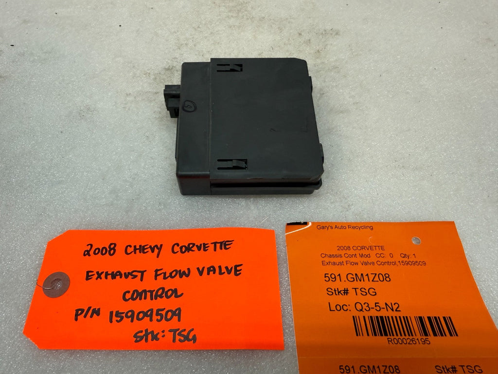 08 CHEVROLET CORVETTE C6 OEM ZR1 BI-MODE NPP EXHAUST CONTROL MODULE 15909509