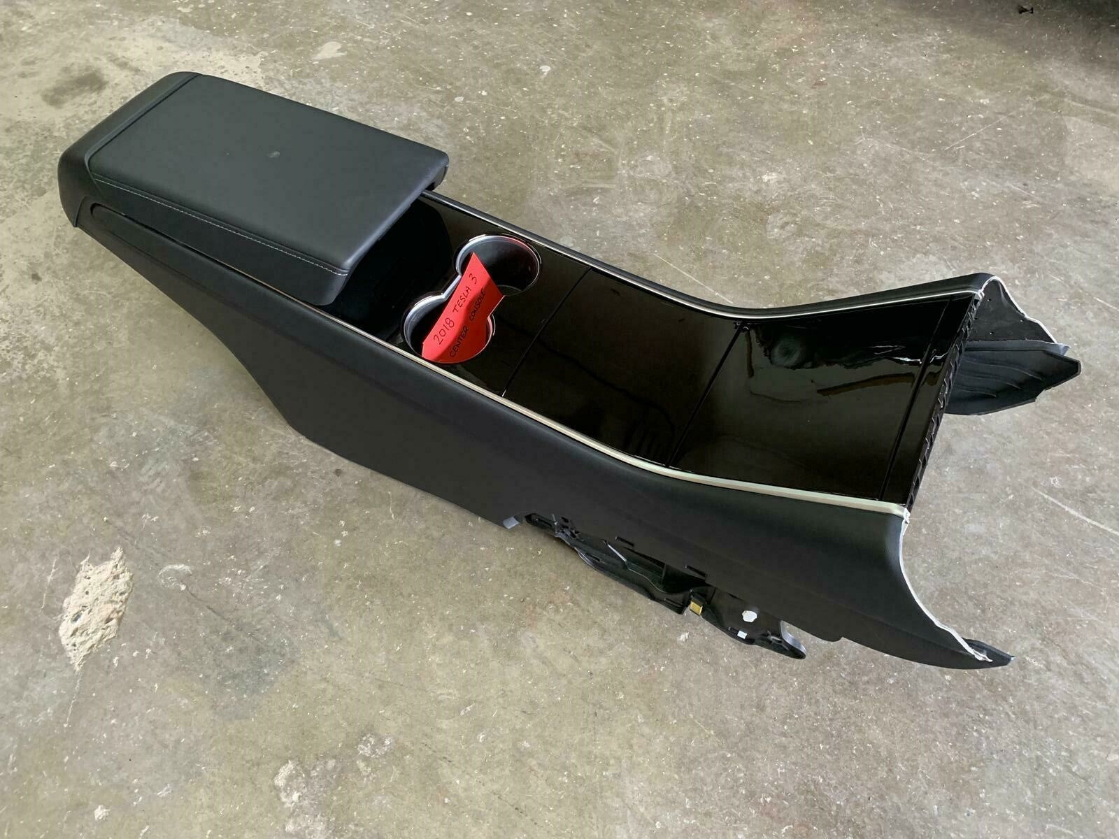 17 18 19 TESLA MODEL 3 COMPLETE CENTER CONSOLE ARMREST PREMIUM