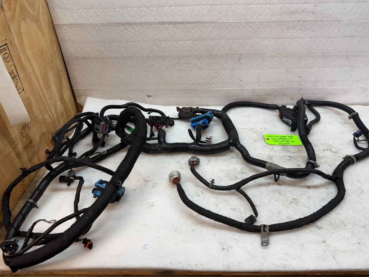 14 Chevrolet GMC 2500HD 3500 4wd CREW CAB SHORT BOX CHASSIS WIRING HARNESS