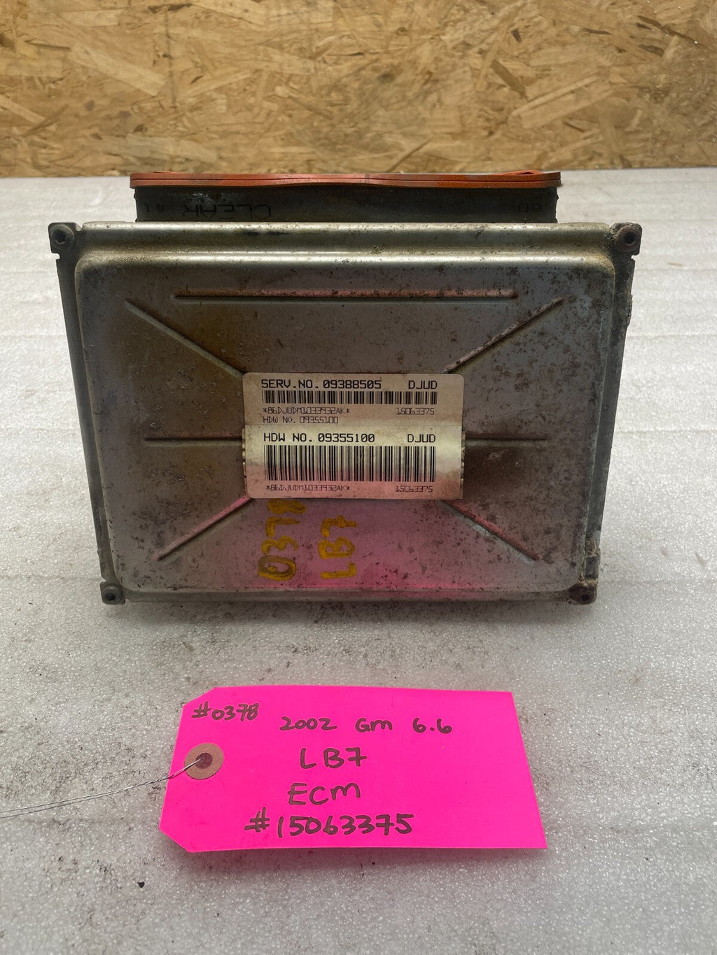 01-04 Chevrolet GMC 2500HD DURAMAX 6.6 LB7 ECM ECU ENGINE COMPUTER 15063375
