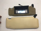 02 03 04 05 Maserati Spyder 4200 M138 OEM LEFT RIGHT SUN VISORS BEIGE COUPE