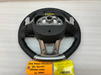 16 DODGE CHALLENGER HELLCAT SRT OEM BLACK LEATHER STEERING WHEEL AUTOMATIC 15-18