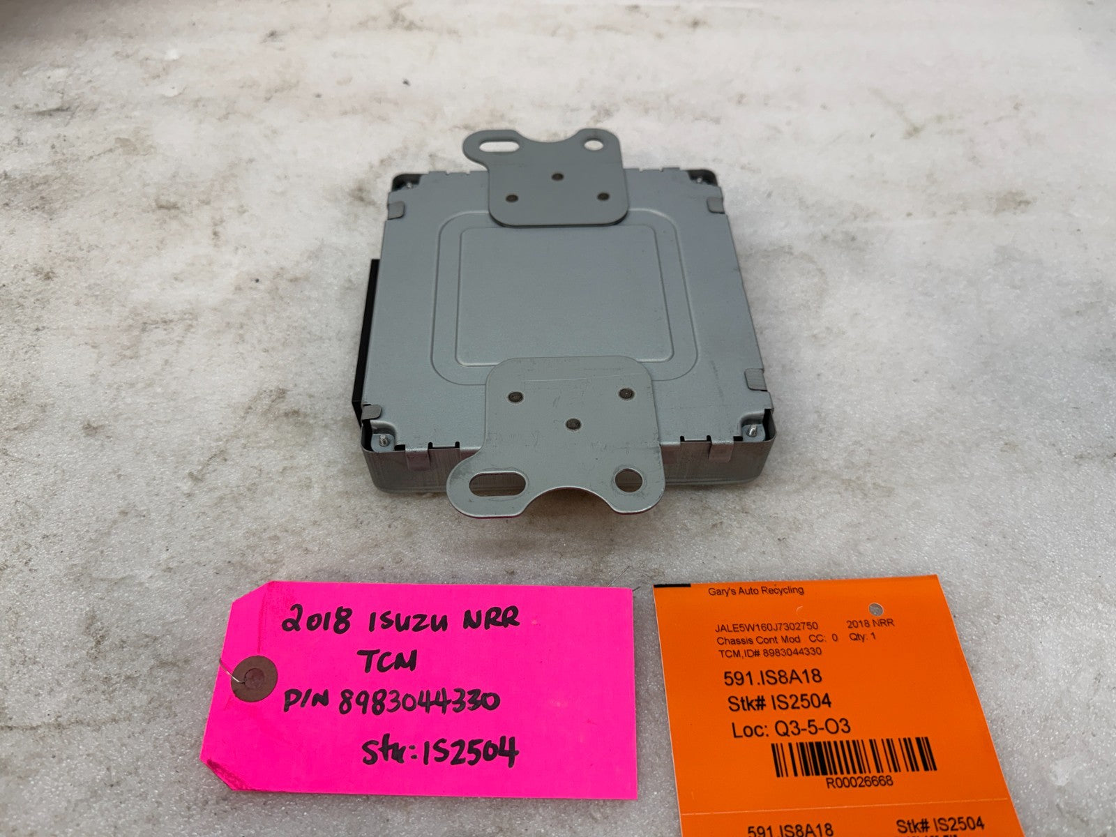 18 ISUZU NRR NPR NQR 5.2 TRANSMISSION CONTROL MODULE TCM TCU 8983044330