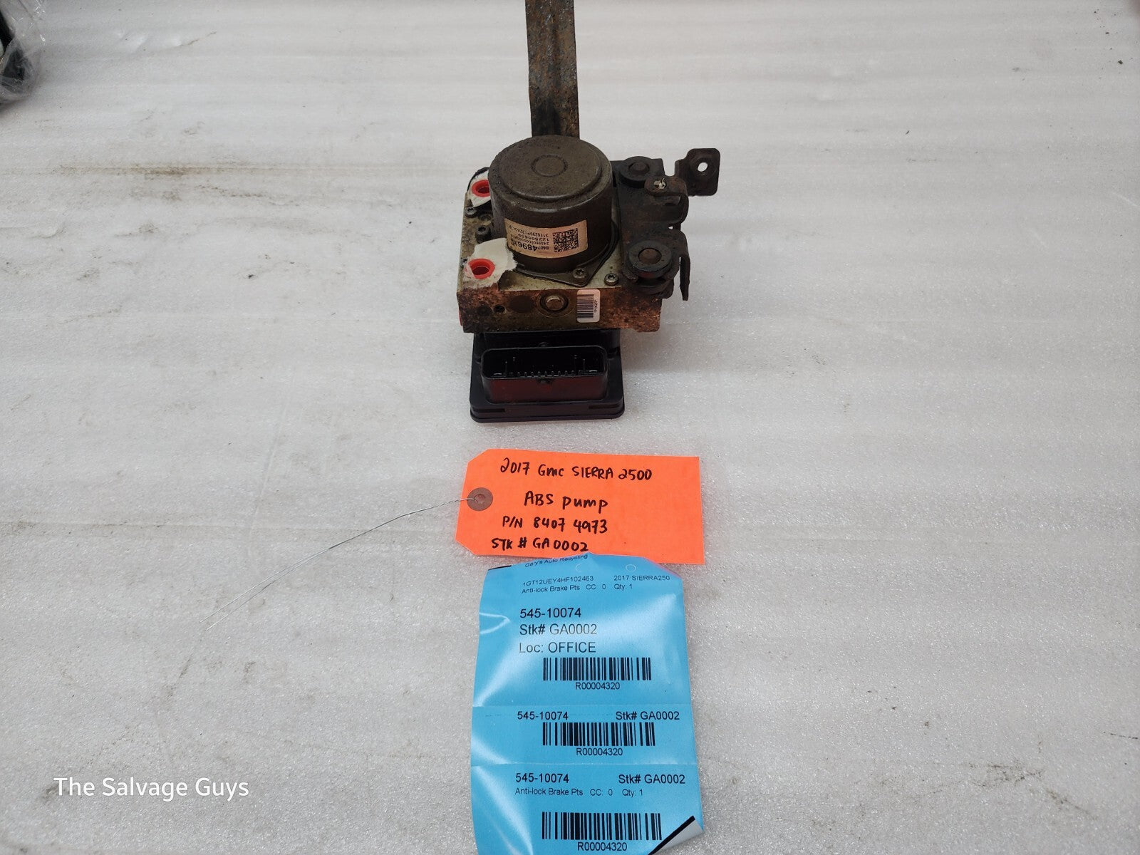 14-19 GMC SIERRA 2500HD 3500HD ABS ANTI LOCK BRAKE MODULE 84074973
