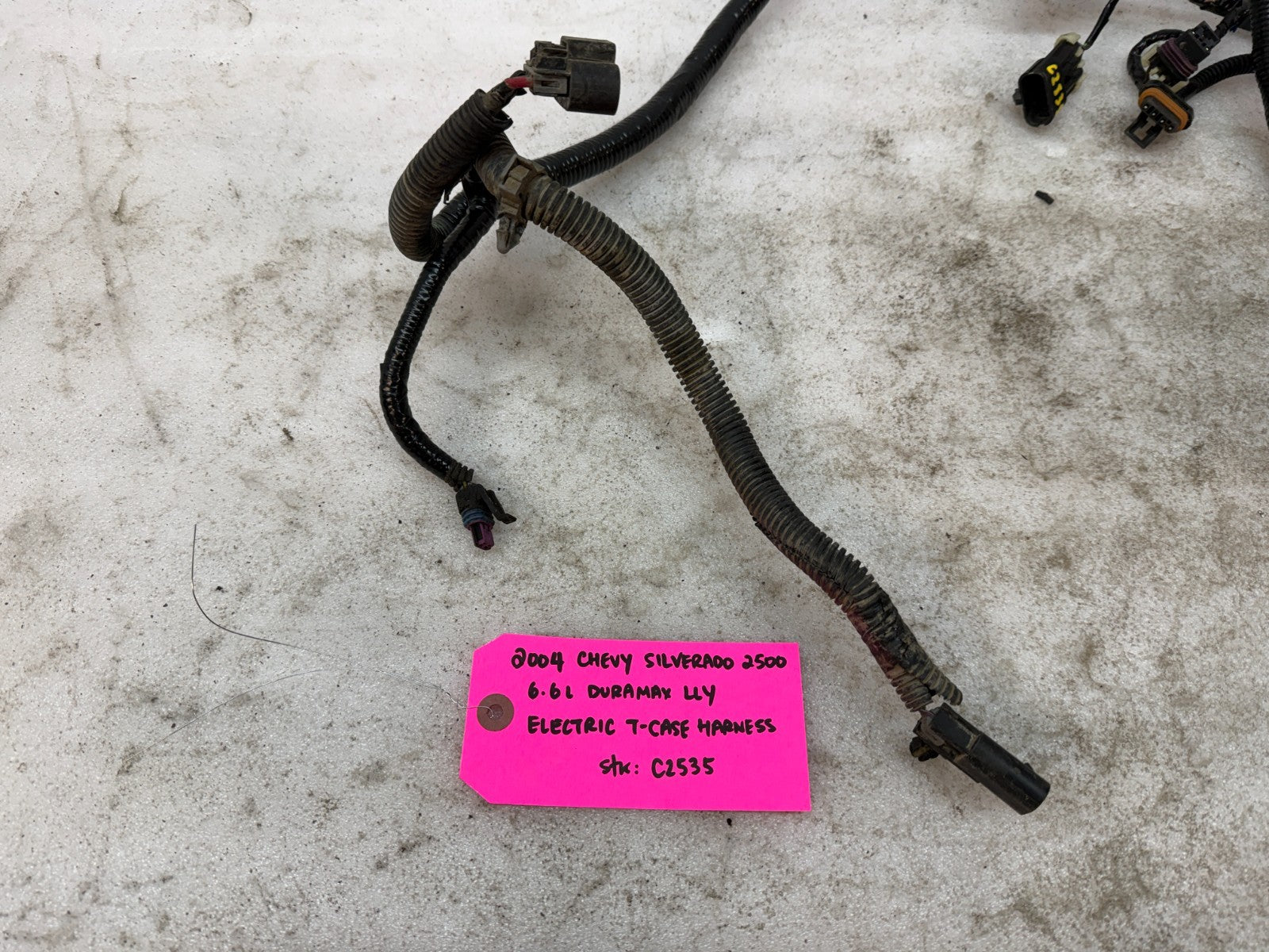 03-06 CHEVROLET GMC LLY 6.6L DURAMAX OEM ELECTRIC TRANSFER CASE WIRING HARNESS