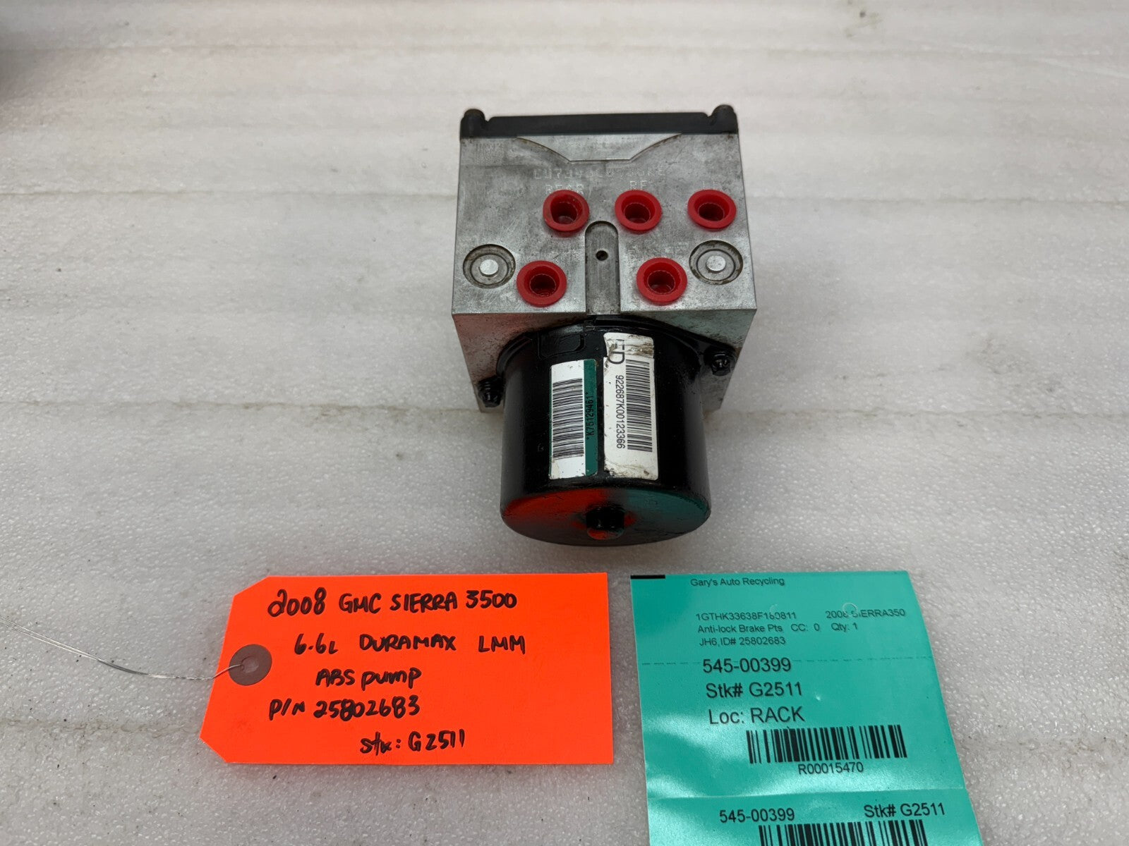 07-10 Chevrolet GMC 2500HD 3500 SIERRA ABS ANTI LOCK BRAKE PUMP 25802683