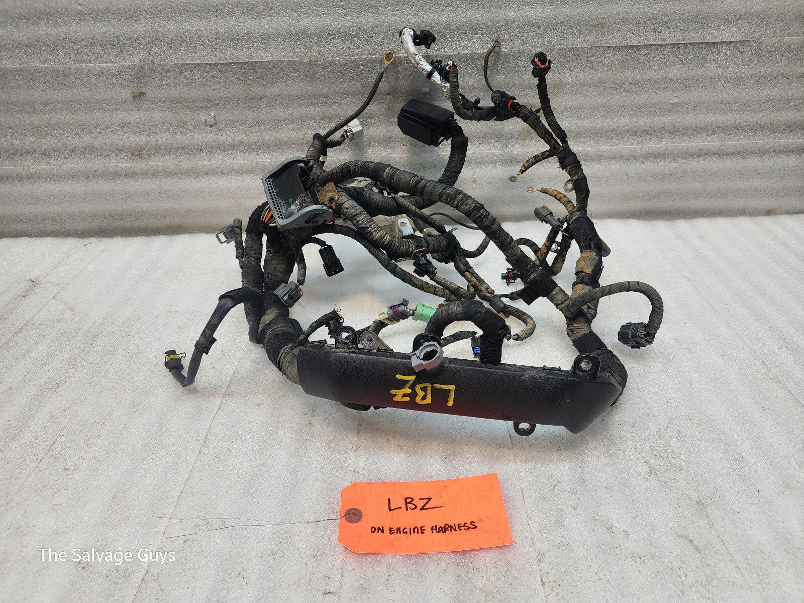 06 07 GMC CHEVROLET 2500HD DURAMAX 6.6 LBZ ENGINE MOTOR WIRING HARNESS LOOM