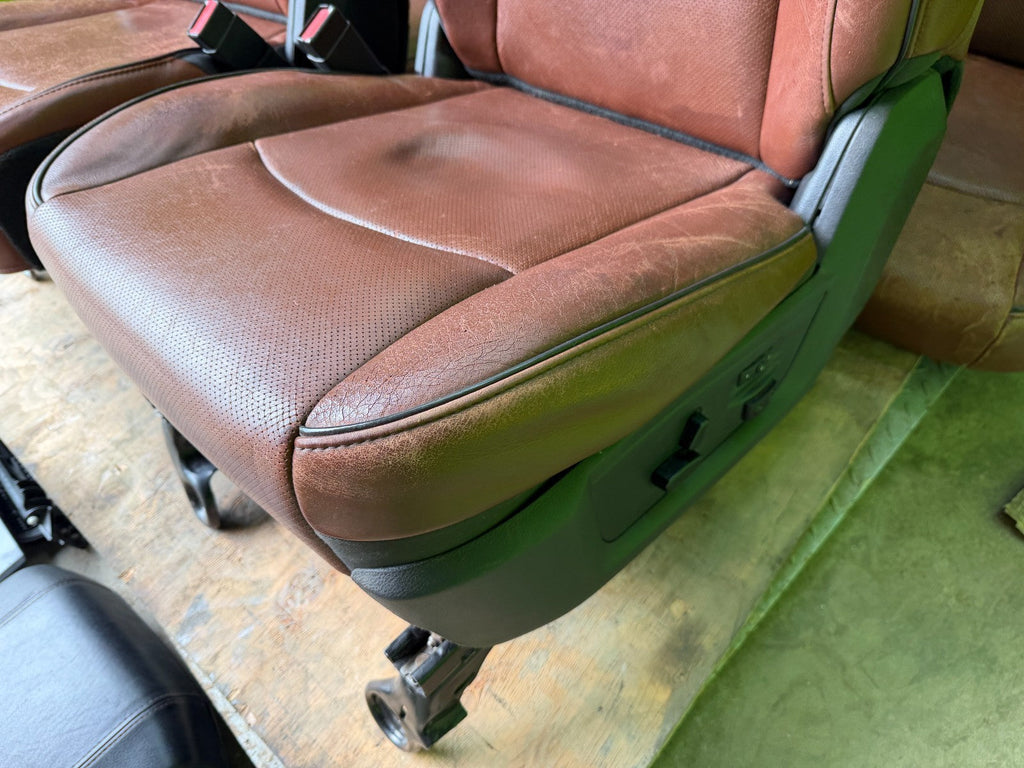 10 11 12 DODGE RAM 2500 3500 LONGHORN FRONT REAR SEATS CONSOLE LID