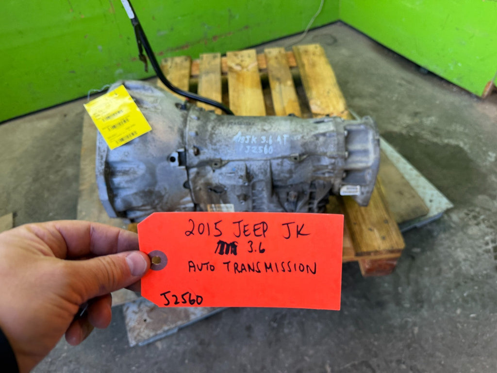 15 JEEP WRANGLER JK 3.6 AUTOMATIC TRANSMISSION W5A580 P52108711AD 11-18