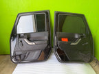 07-18 JEEP WRANGLER JK OEM FULL HARD DOORS BLACK WITH DOOR PANELS MIRROR KEY