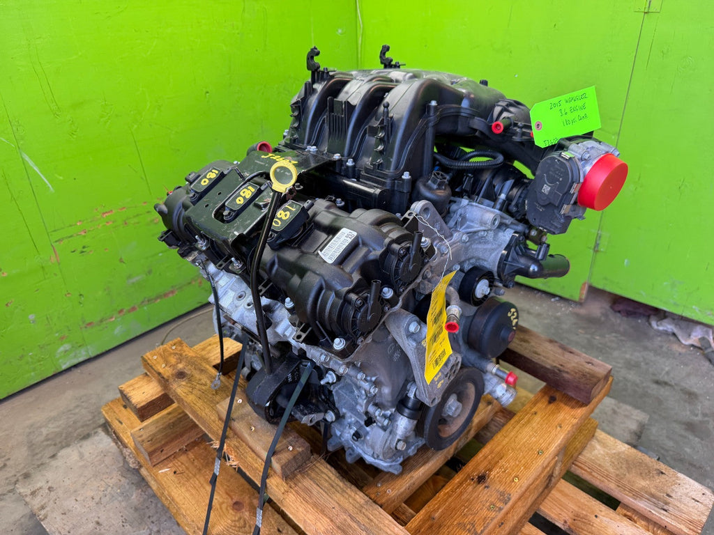 15 JEEP WRANGLER JK 3.6 COMPLETE ENGINE MOTOR ASSEMBLY 14-18