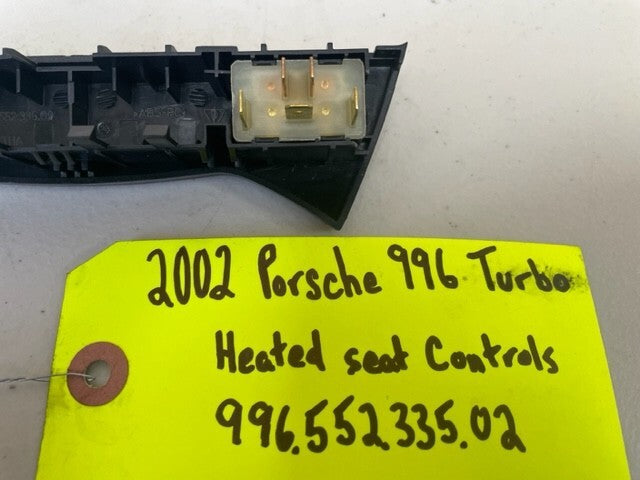 02 PORSCHE 996TT 996 HEATED SEAT CONTROL SWITCH 99655233502 99-05 69K!!