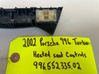 02 PORSCHE 996TT 996 HEATED SEAT CONTROL SWITCH 99655233502 99-05 69K!!
