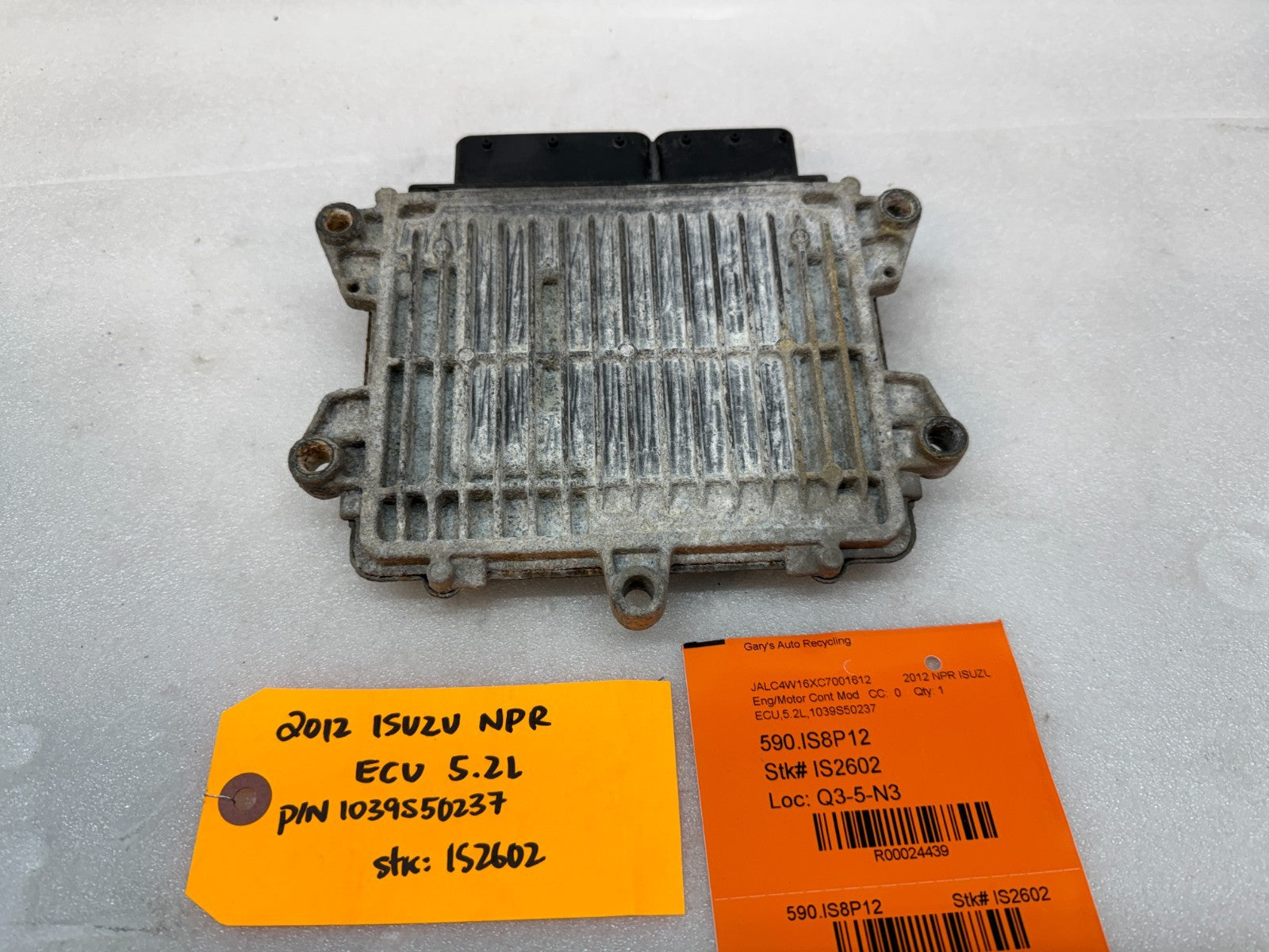 12 ISUZU NRR NPR NQR 5.2 ENGINE COMPUTER CONTROL MODULE ECM ECU