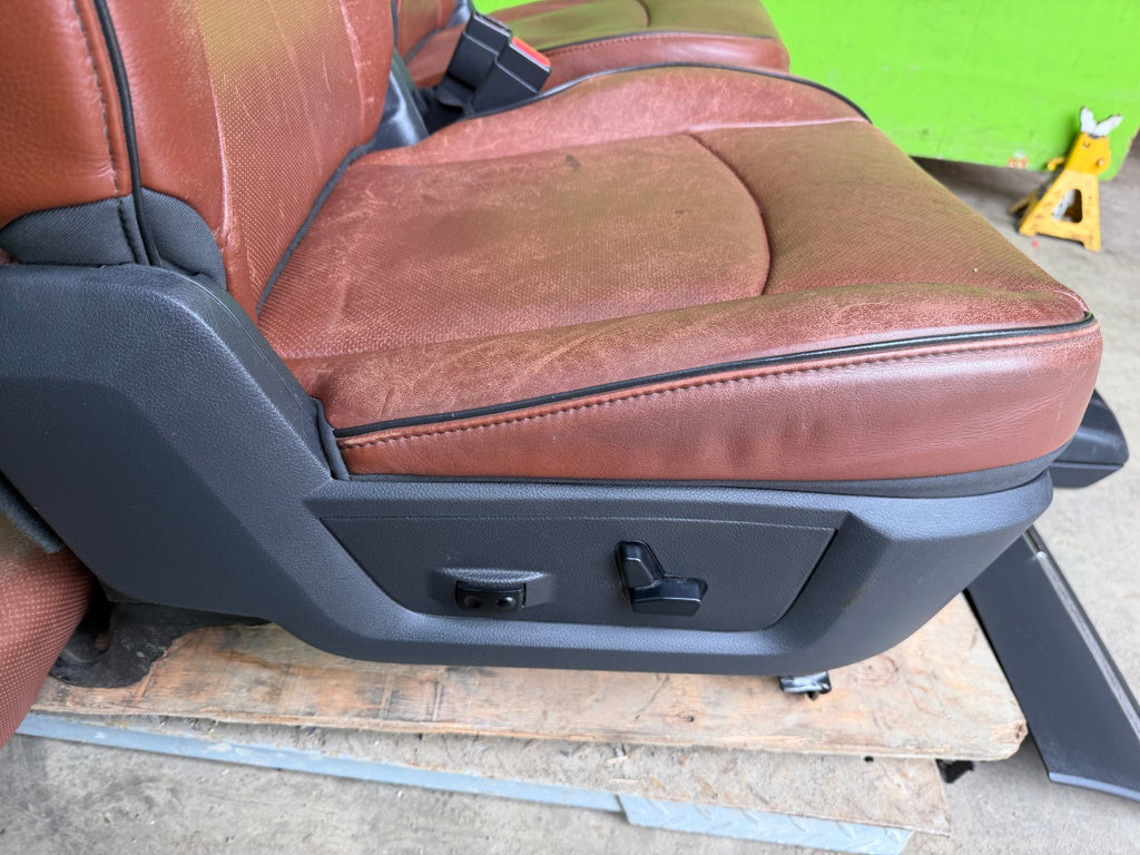 10 11 12 DODGE RAM 2500 3500 LONGHORN FRONT REAR SEATS CONSOLE LID