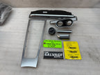 17-19 PORSCHE CAYMAN BOXSTER 982 718 GALVANO SILVER INTERIOR TRIM CUPHOLDER