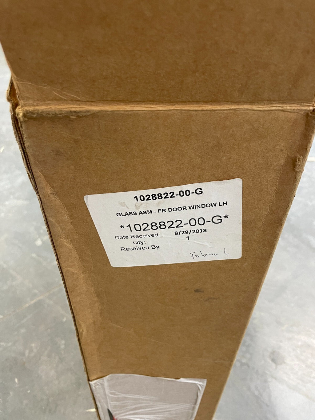 16 17 18 19 20 TESLA MODEL X LEFT DRIVER SIDE WINDOW GLASS 102882200G NEW!