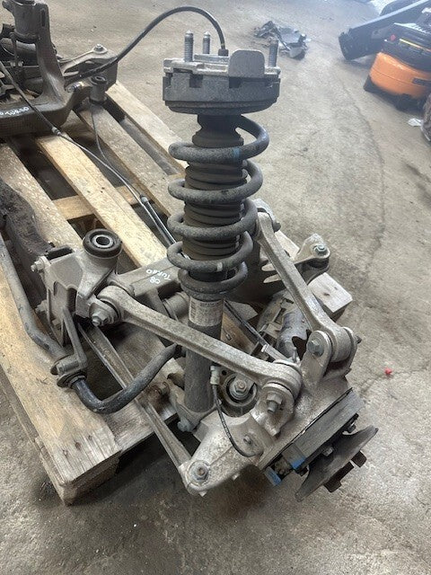 07-09 PORSCHE 997TT 997 TURBO REAR SUSPENSION KNUCKLES SHOCKS ARMS DROP OUT 13K!