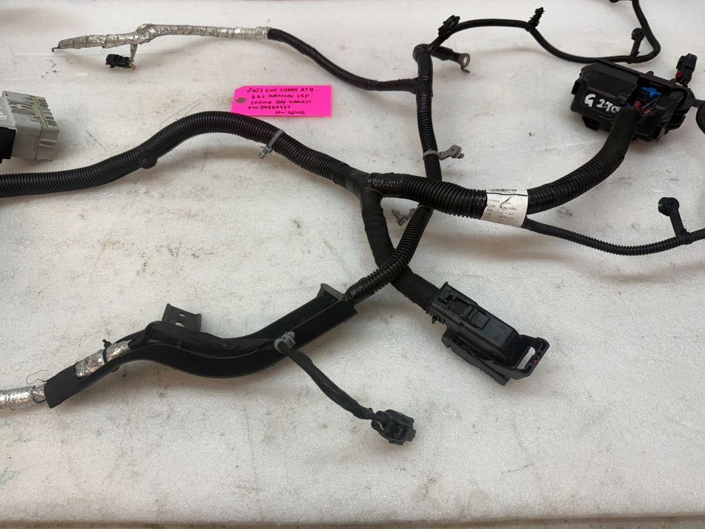 20-24 GMC CHEVROLET 3500HD DURAMAX 6.6 L5P ENGINE BAY WIRING HARNESS 84964937