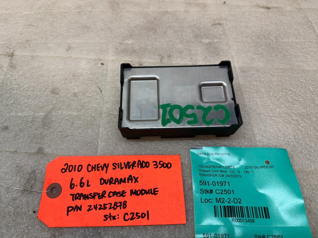 07-14 GMC SIERRA SILVERADO 2500 3500 TRANSFER CASE CONTROL MODULE 24252878