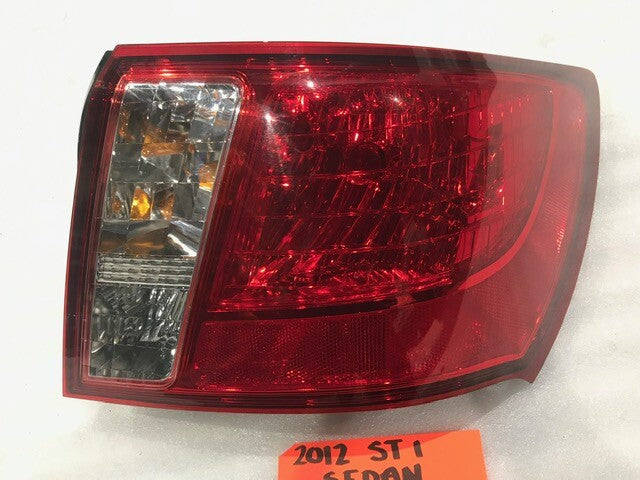 2012 SUBARU IMPREZA STI LEFT RIGHT OEM TAILLIGHTS SEDAN 08-14 42K