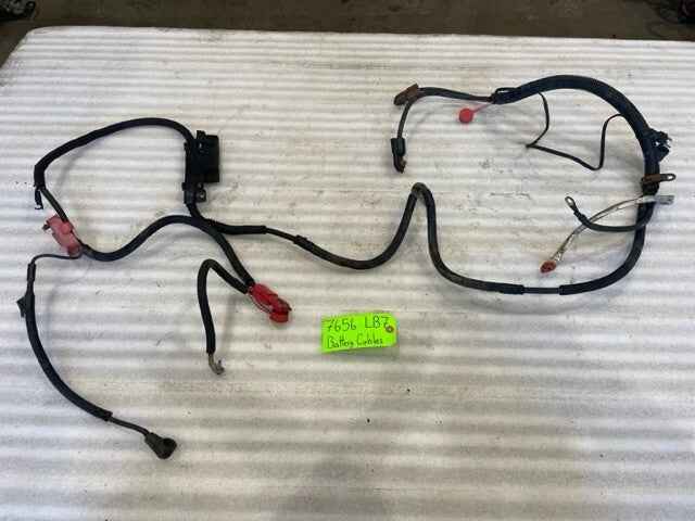 01-04 GMC CHEVROLET SILVERADO 2500HD 3500HD 6.6 LB7 OEM BATTERY CABLES