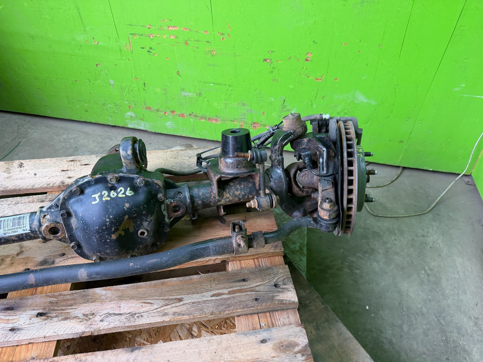 15 JEEP WRANGLER JK DANA 30 FRONT DIFFERENTIAL AXLE 3.73 07-18 P68081846AE