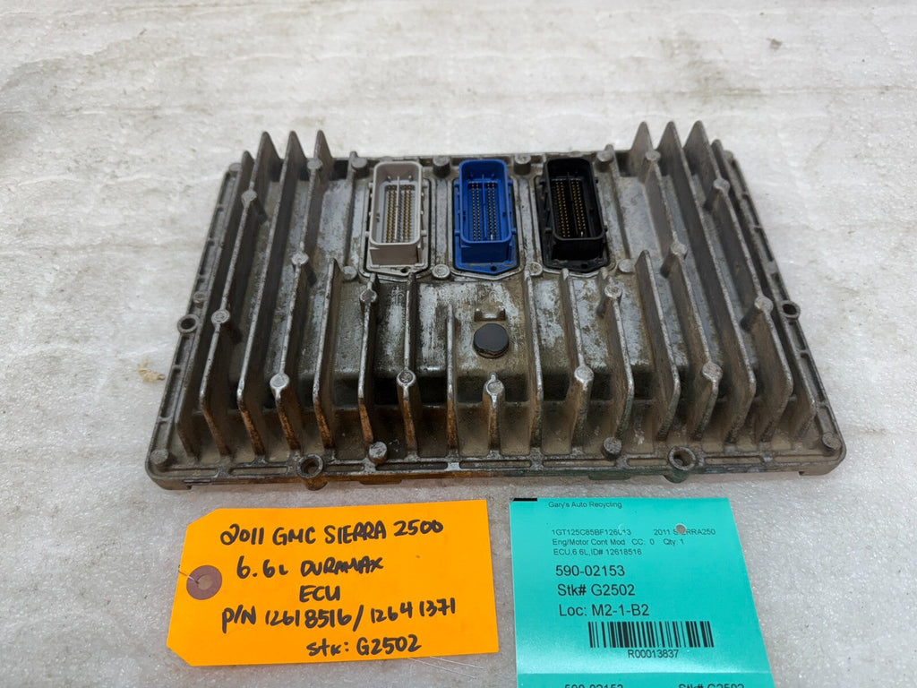 11-14 Chevrolet GMC 2500HD DURAMAX 6.6 LML OEM ENGINE COMPUTER ECU ECM 12618516