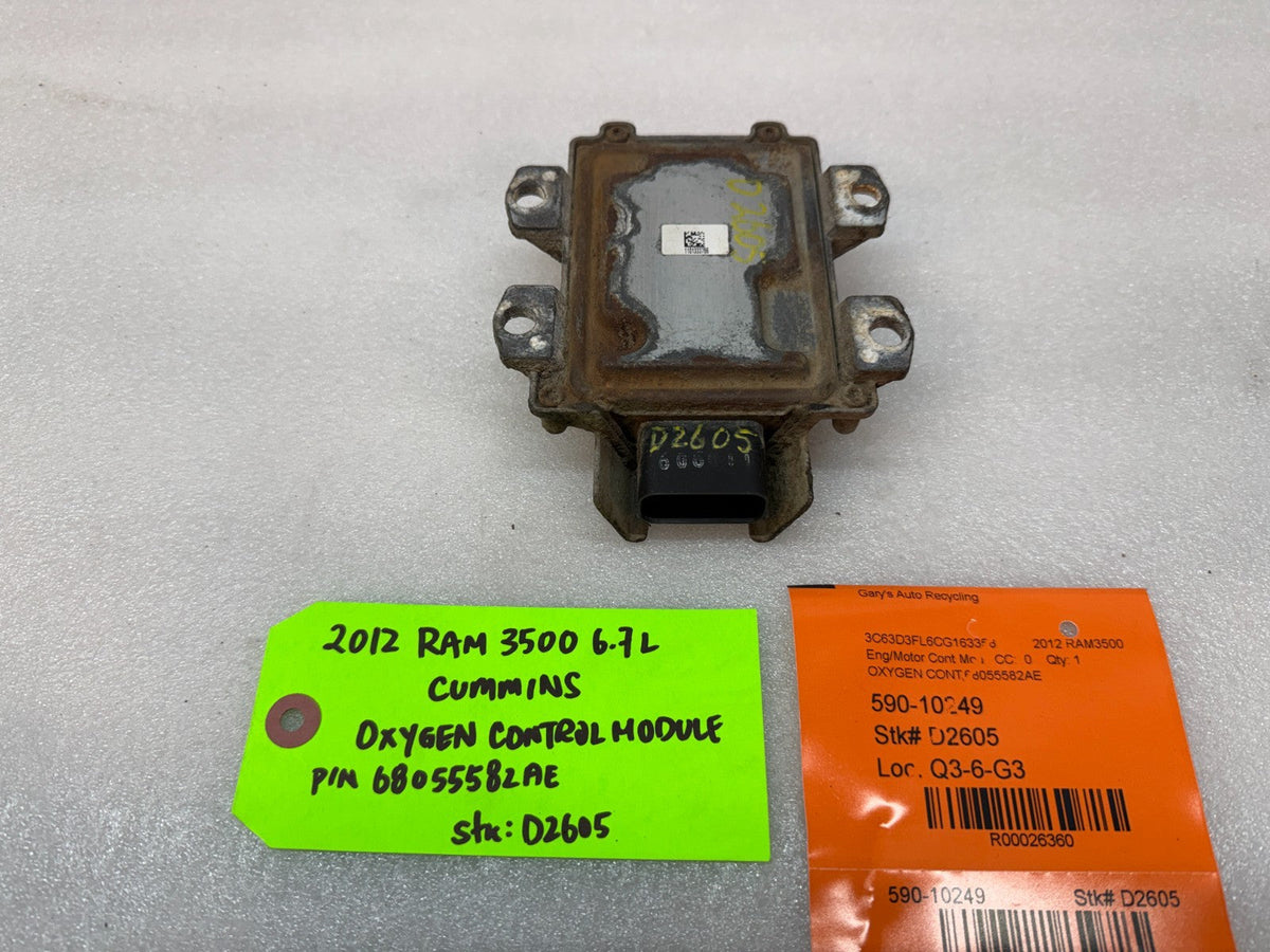 10 11 12 DODGE RAM 2500 3500 6.7 OEM OXYGEN SENSOR CONTROL MODULE 68055582AE