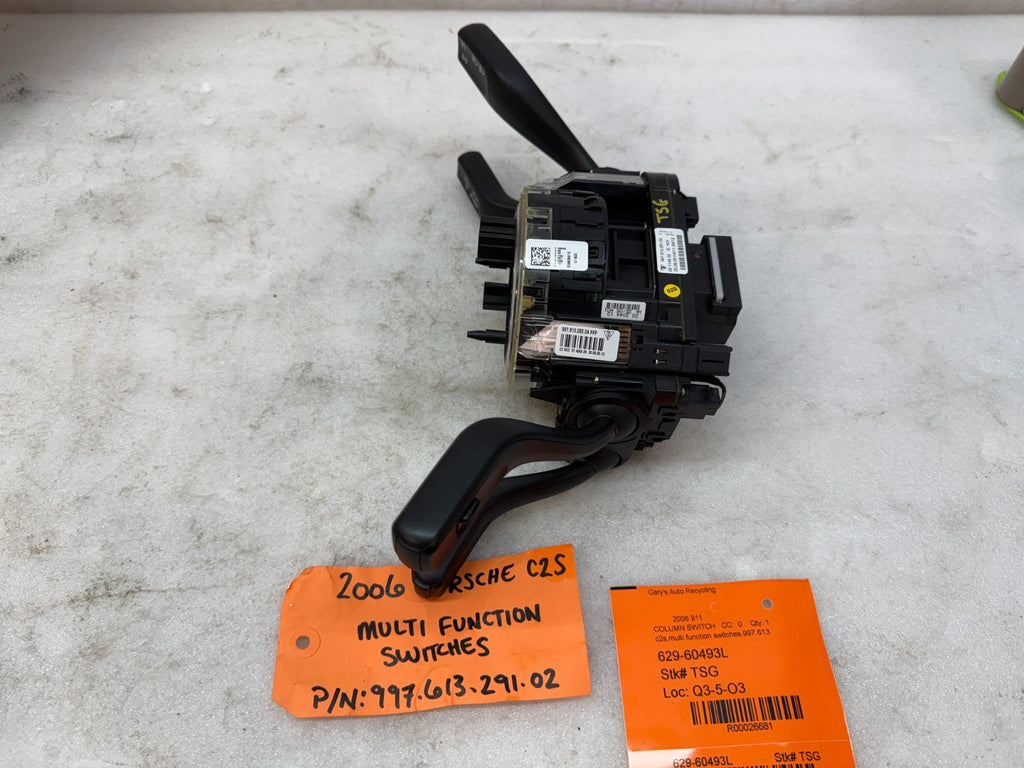 05-08 PORSCHE 997TT 997 MULTI FUNCTION WIPER SIGNAL CRUISE SWITCH 99761329102