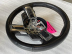 2016 FORD MUSTANG GT BLACK LEATHER STEERING WHEEL W CONTROLS  AUTOMATIC 15 16 17