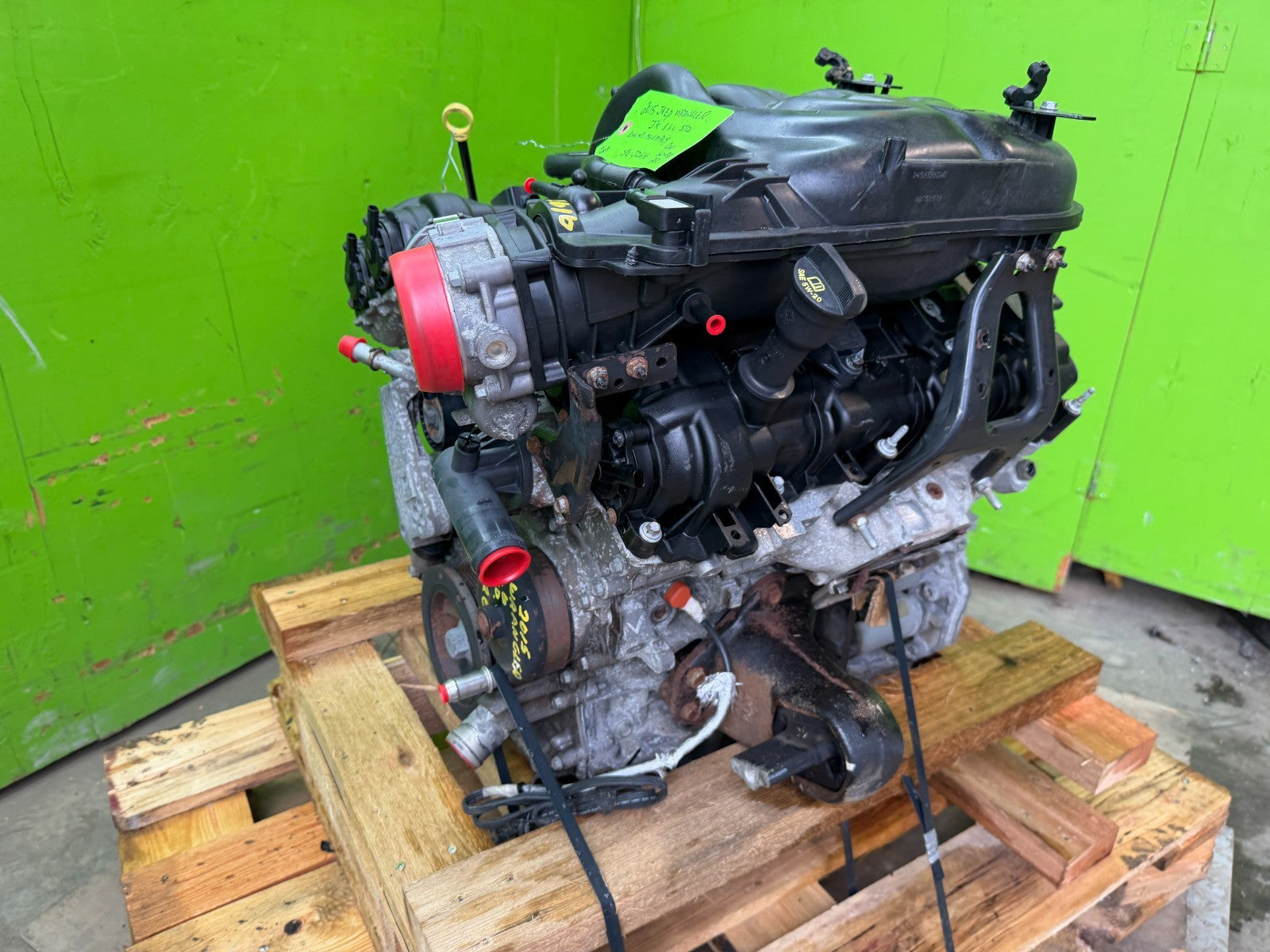 15 JEEP WRANGLER JK 3.6 COMPLETE ENGINE MOTOR ASSEMBLY 14-18