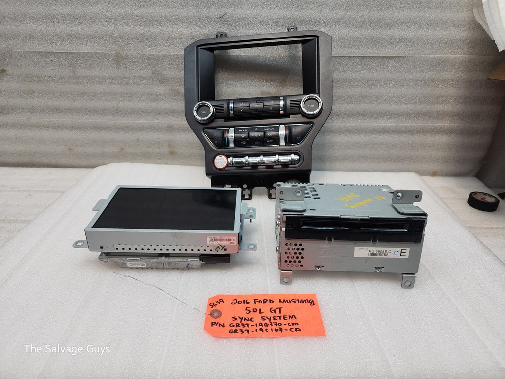 16 FORD MUSTANG GT SYNC 3 GPS NAVIGATION 8.0 SCREEN APIM RADIO BEZEL 15 16 17