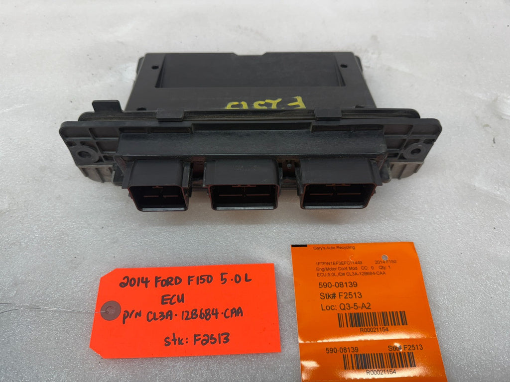 13 14 FORD F150 5.0 V8 ENGINE COMPUTER ECU ECU EL3T-19C107-BC