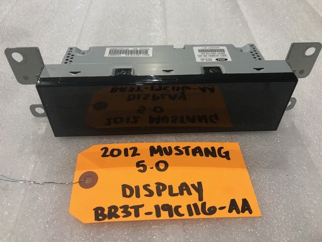 12 FORD MUSTANG 5.0 GT OEM DASH DISPLAY PANEL SCREEN BR3T-19C116-AA 11 12 13 14
