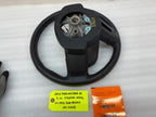 16 FORD MUSTANG GT BLACK LEATHER STEERING WHEEL W CONTROLS  6sp MANUAL 15 16 17