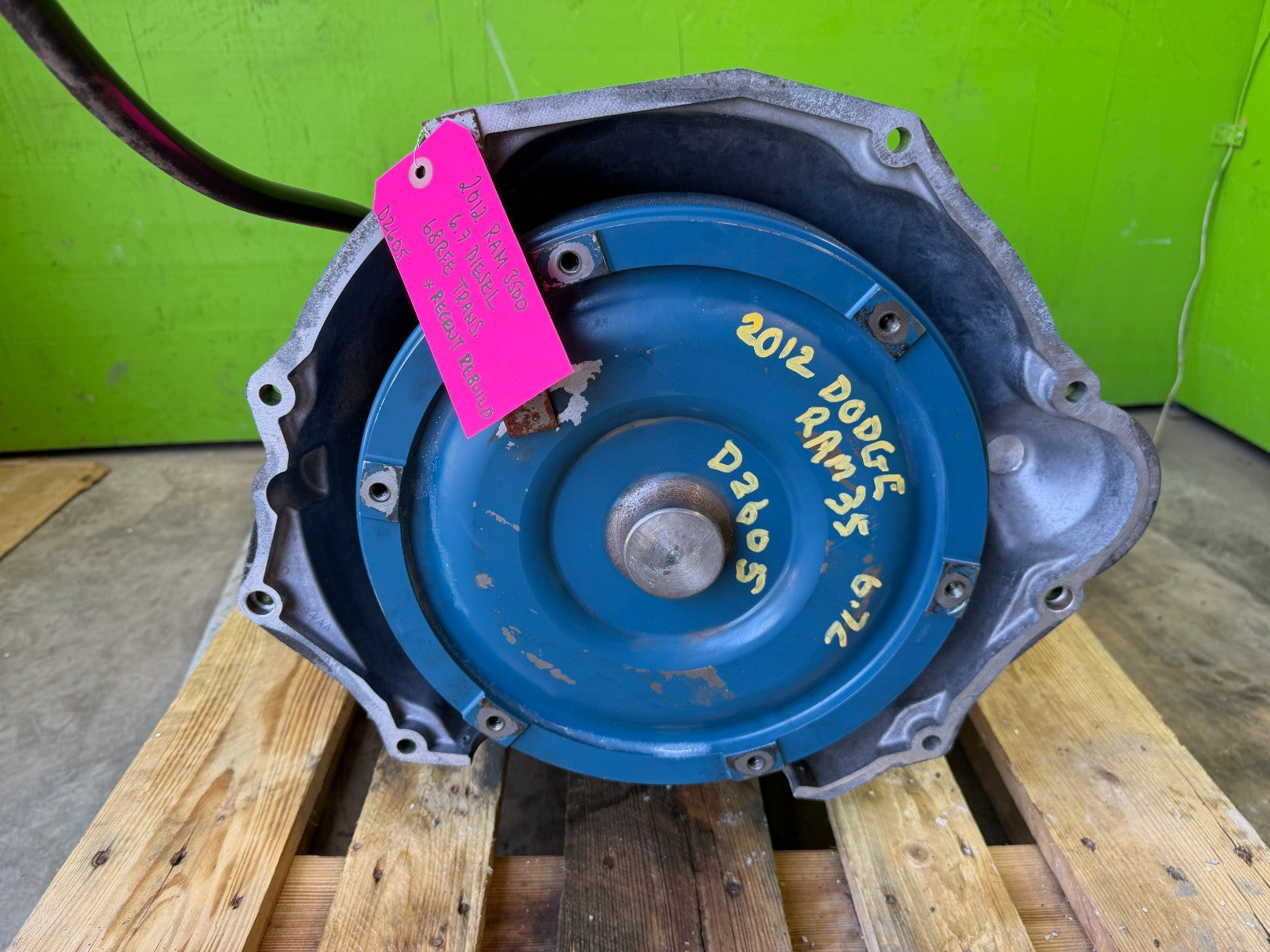 11-18 DODGE RAM 2500 3500 6.7 CUMMINS 68RFE AUTOMATIC TRANSMISSION 4X4 REBUILT