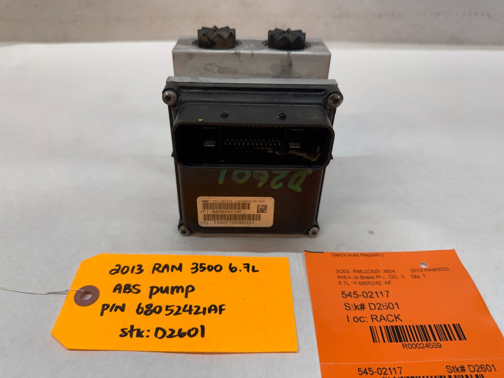 13 14 DODGE RAM 2500 3500 6.7 OEM ABS ANTI LOCK BRAKE PUMP MODULE 68052421AF