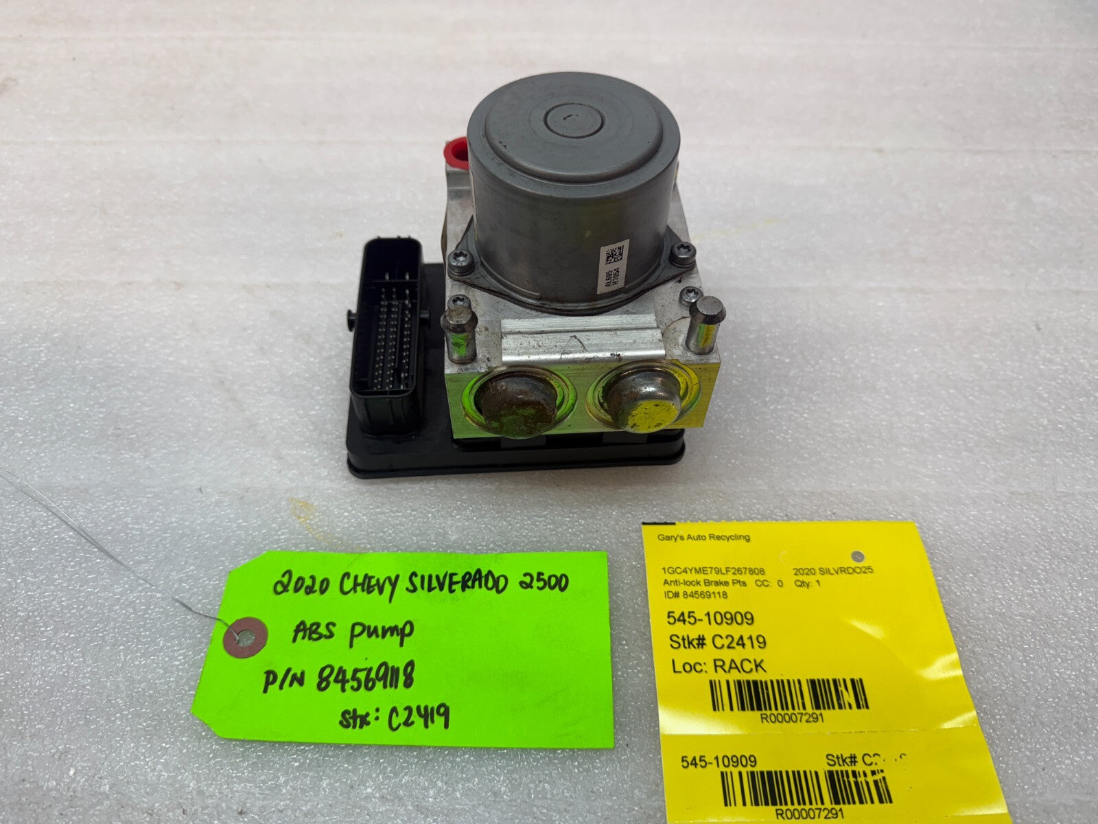 20 CHEVROLET GMC SIERRA SILVERADO 3500 2500 ABS ANTI LOCK BRAKE PUMP 84569118