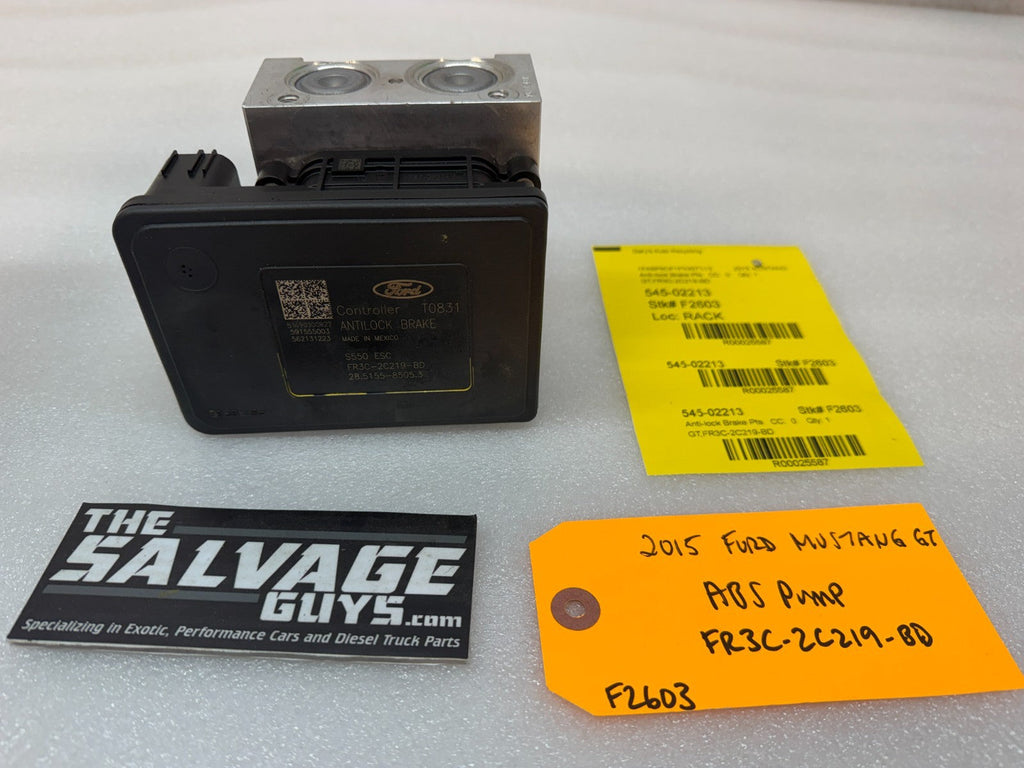 15 FORD MUSTANG GT ABS ANTI LOCK BRAKE PUMP MODULE FR3C-2C219-BD