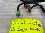 06 07 GMC CHEVROLET 2500HD DURAMAX 6.6 LBZ ENGINE MOTOR WIRING HARNESS LOOM
