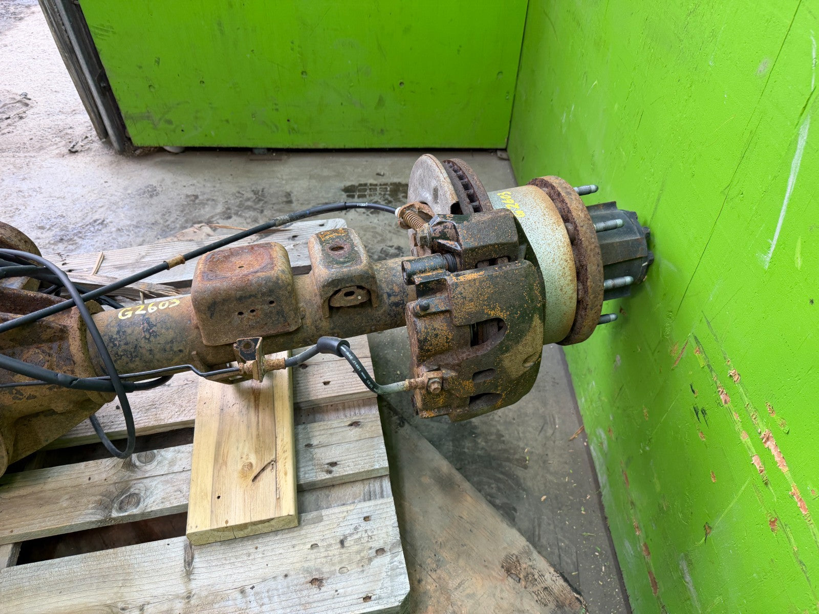 11-14 GMC SIERRA SILVERADO 3500HD DRW REAR DIFFERENTIAL AXLE GT4 G80 3.73